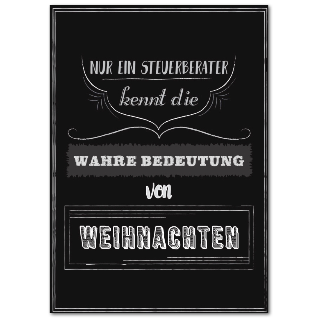 Postkarte "Steuerberater"