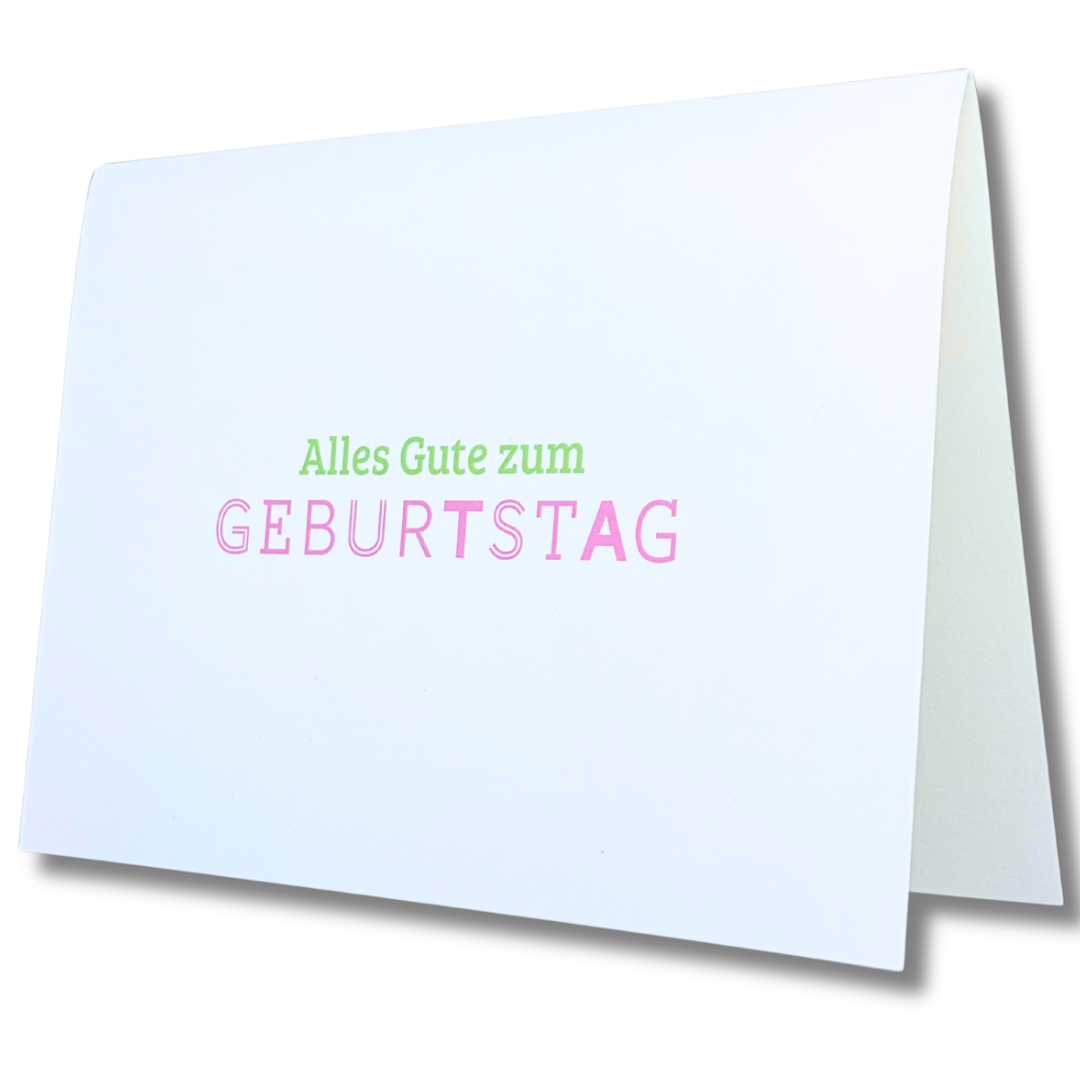Grußkarte "Alles Gute zum Geburtstag" Rabenmütter Verlag
