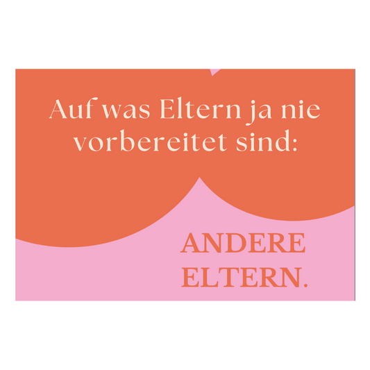 Postkarte "Andere Eltern" | Rabenmütter Verlag