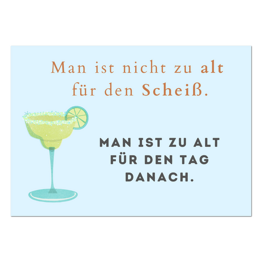 Postkarte "Der Tag danach" | Rabenmütter Verlag