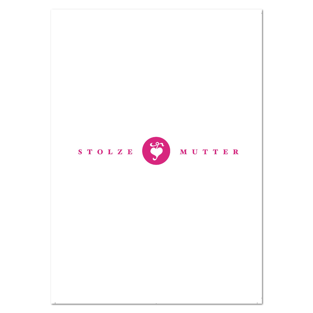 Postkarte "Stolze Mutter"
