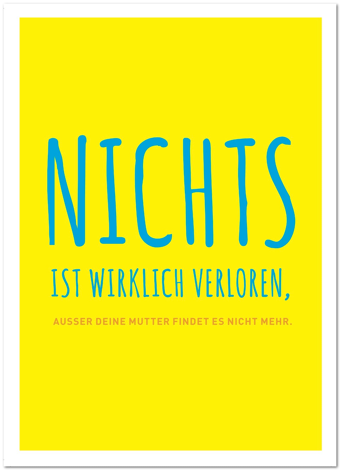Postkarte "Nichts ist verloren"