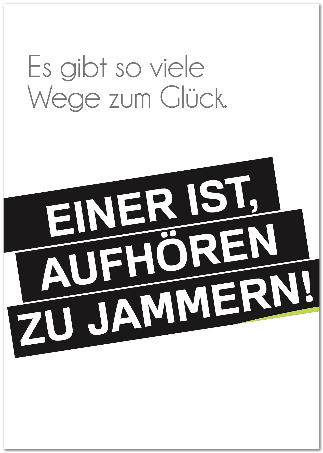 Postkarte "Wege zum Glück"