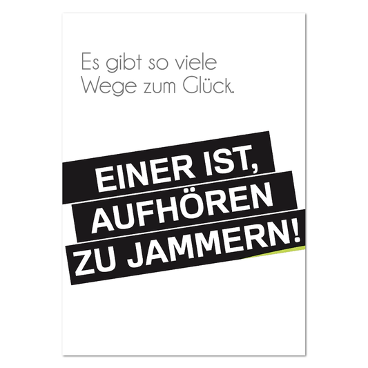 Postkarte "Wege zum Glück"