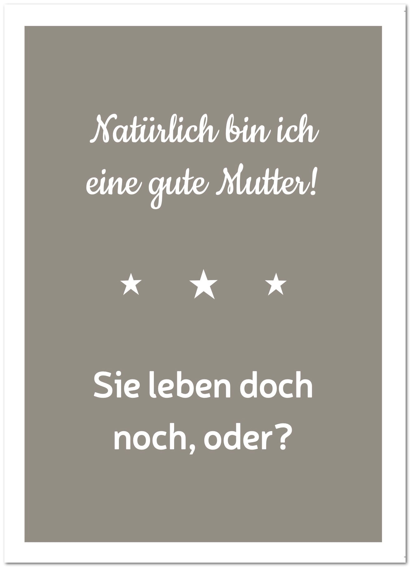 Postkarte "Gute Mutter"