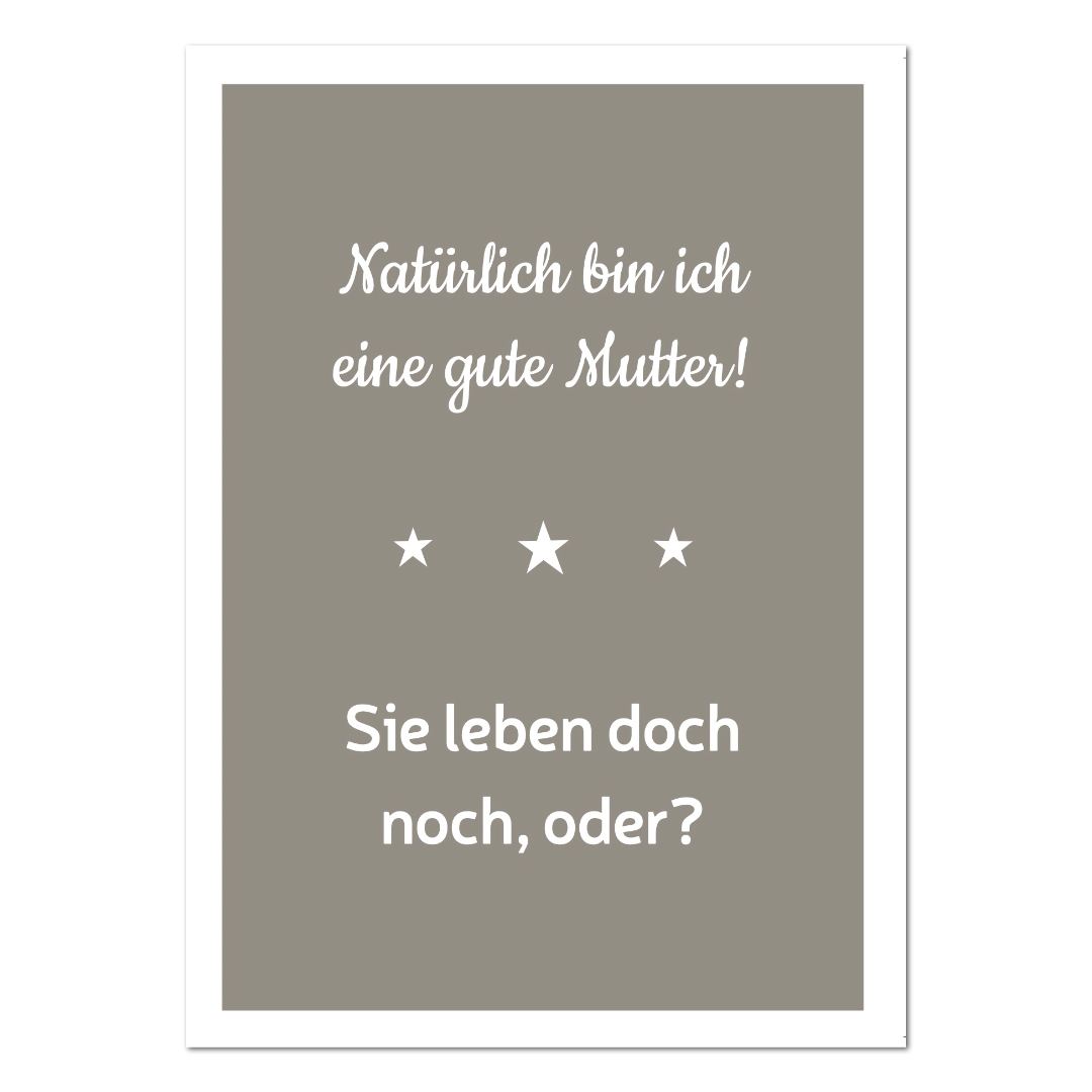 Postkarte "Gute Mutter"