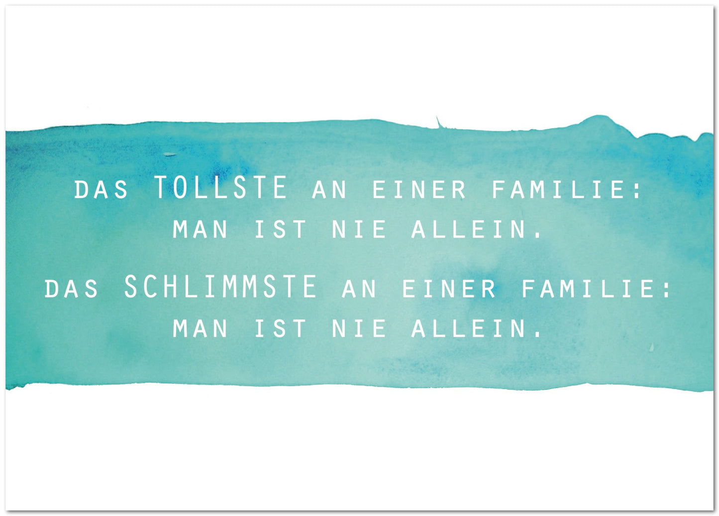 Postkarte "Familie"