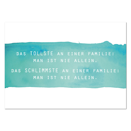 Postkarte "Familie"