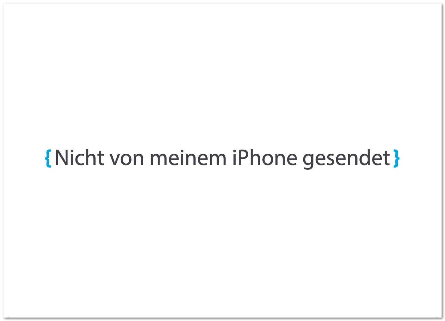 Postkarte "iPhone"