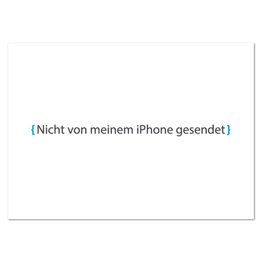 Postkarte "iPhone"