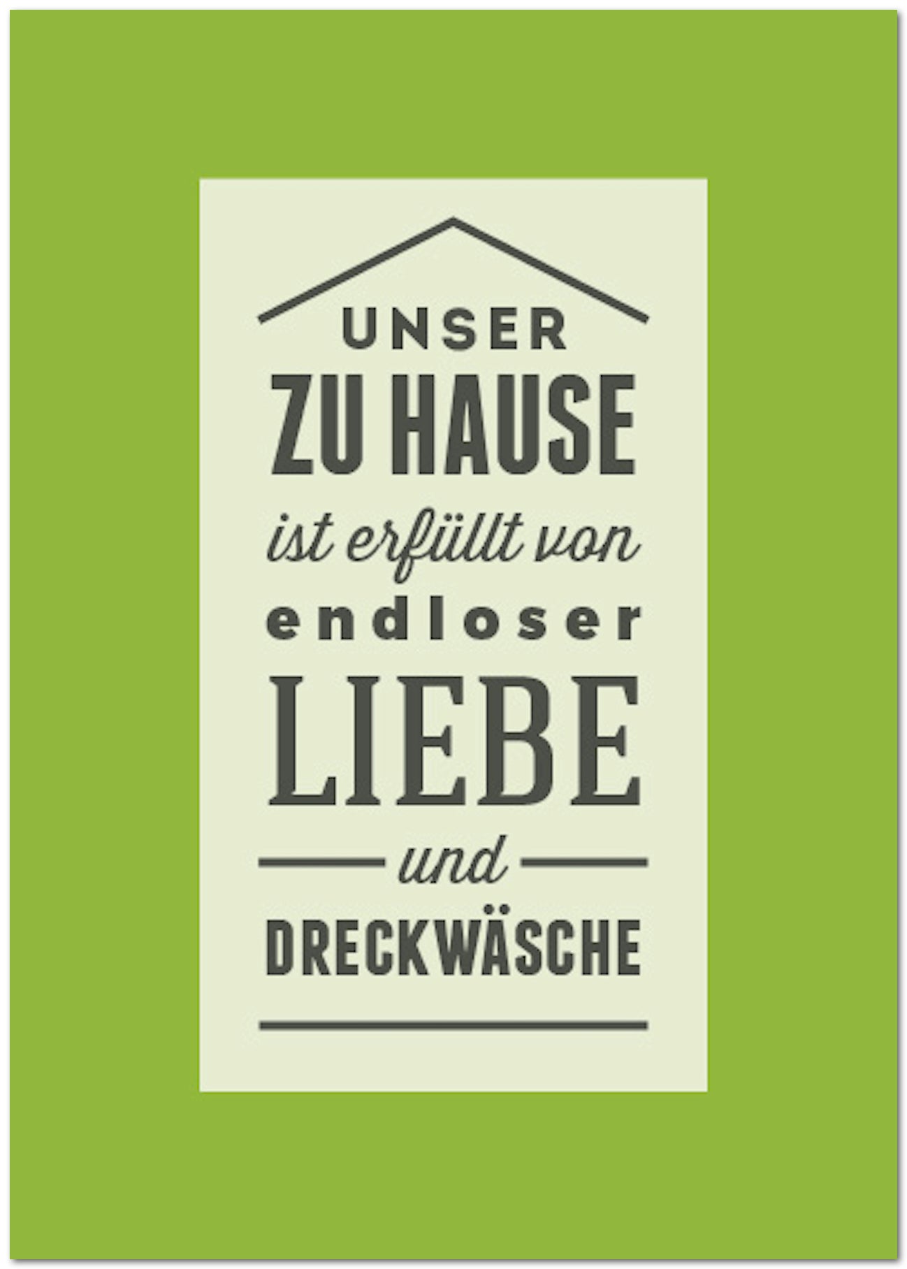 Postkarte "Dreckwäsche"