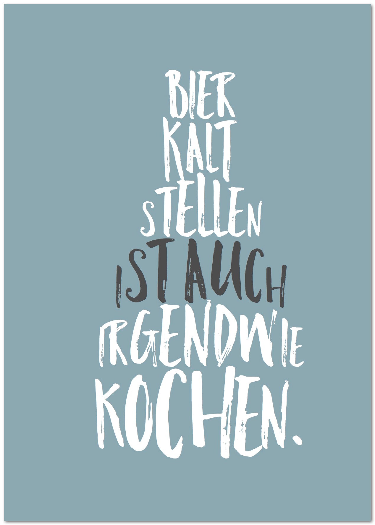 Postkarte "Bier"