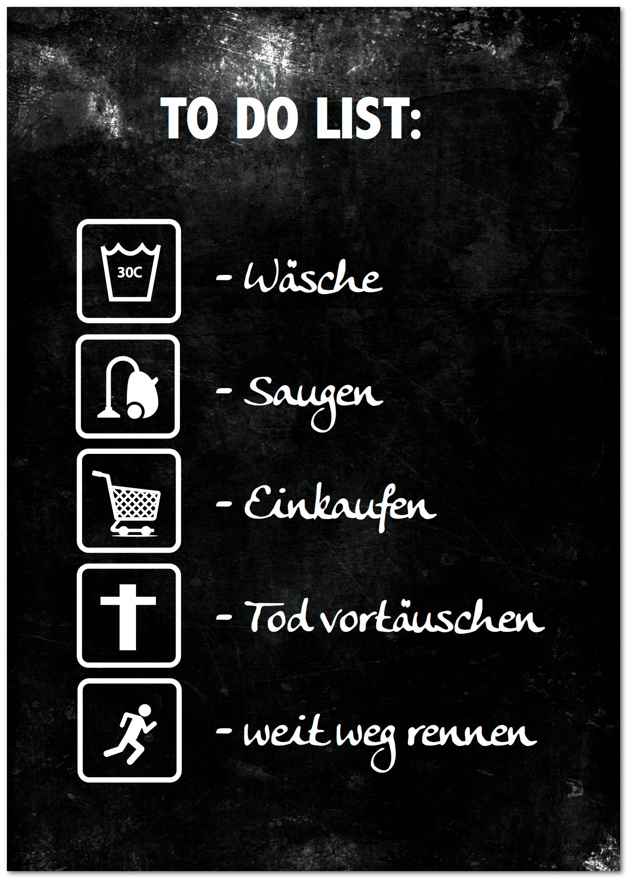 Postkarte "To Do Liste"
