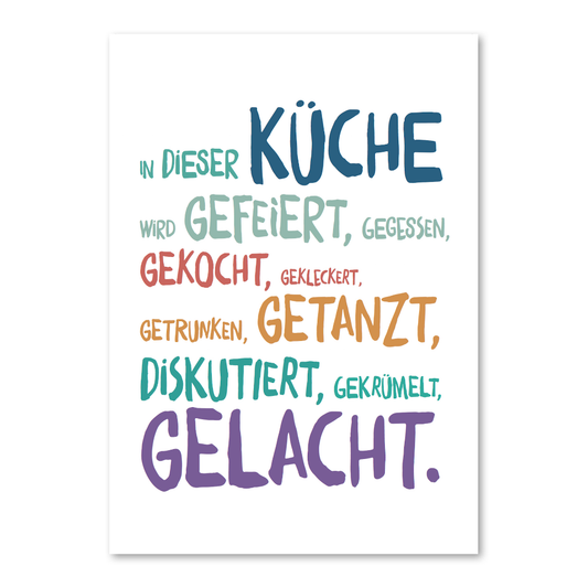 Postkarte "Küche"