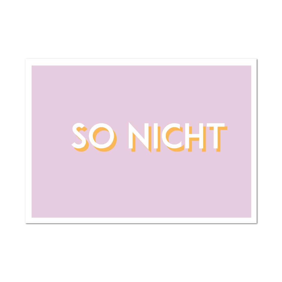 Postkarte "So nicht"