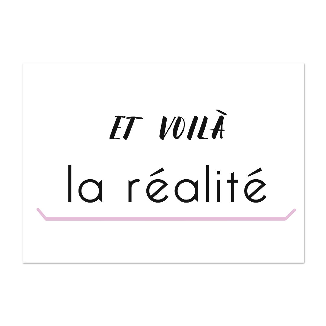 Postkarte "Et voila"