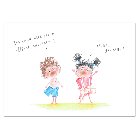 Postkarte "Selbst gemacht" - Edition Thais