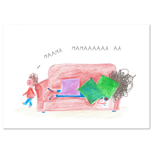 Postkarte "Sofa" - Edition Thais