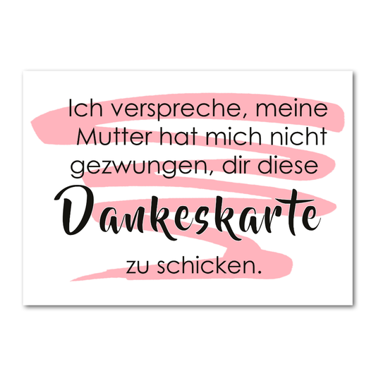 Postkarte | Danke | Rabenmütter Verlag