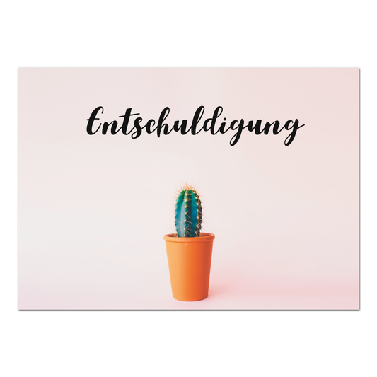 Postkarte Entschuldigung | Rabenmütter Verlag