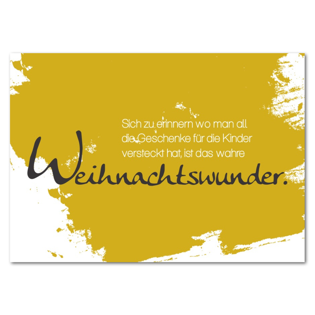 Postkarte "Weihnachtswunder"