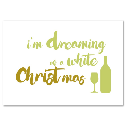 Postkarte "White Christmas"