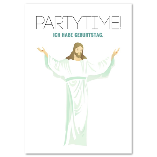 Postkarte "Partytime"