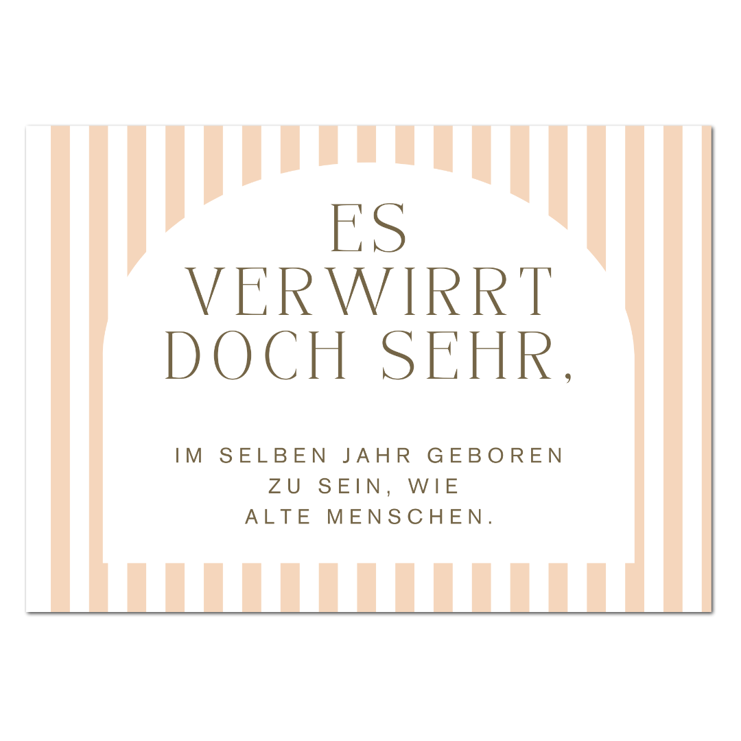 Postkarte Alte Menschen | Rabenmuetter Verlag