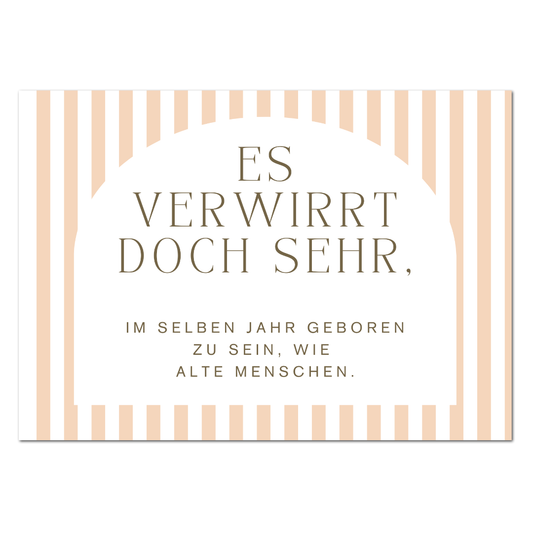 Postkarte Alte Menschen | Rabenmuetter Verlag