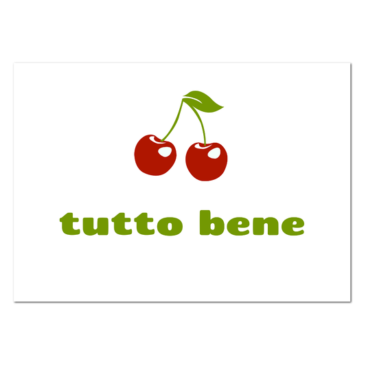 Postkarte "Tutto Bene"