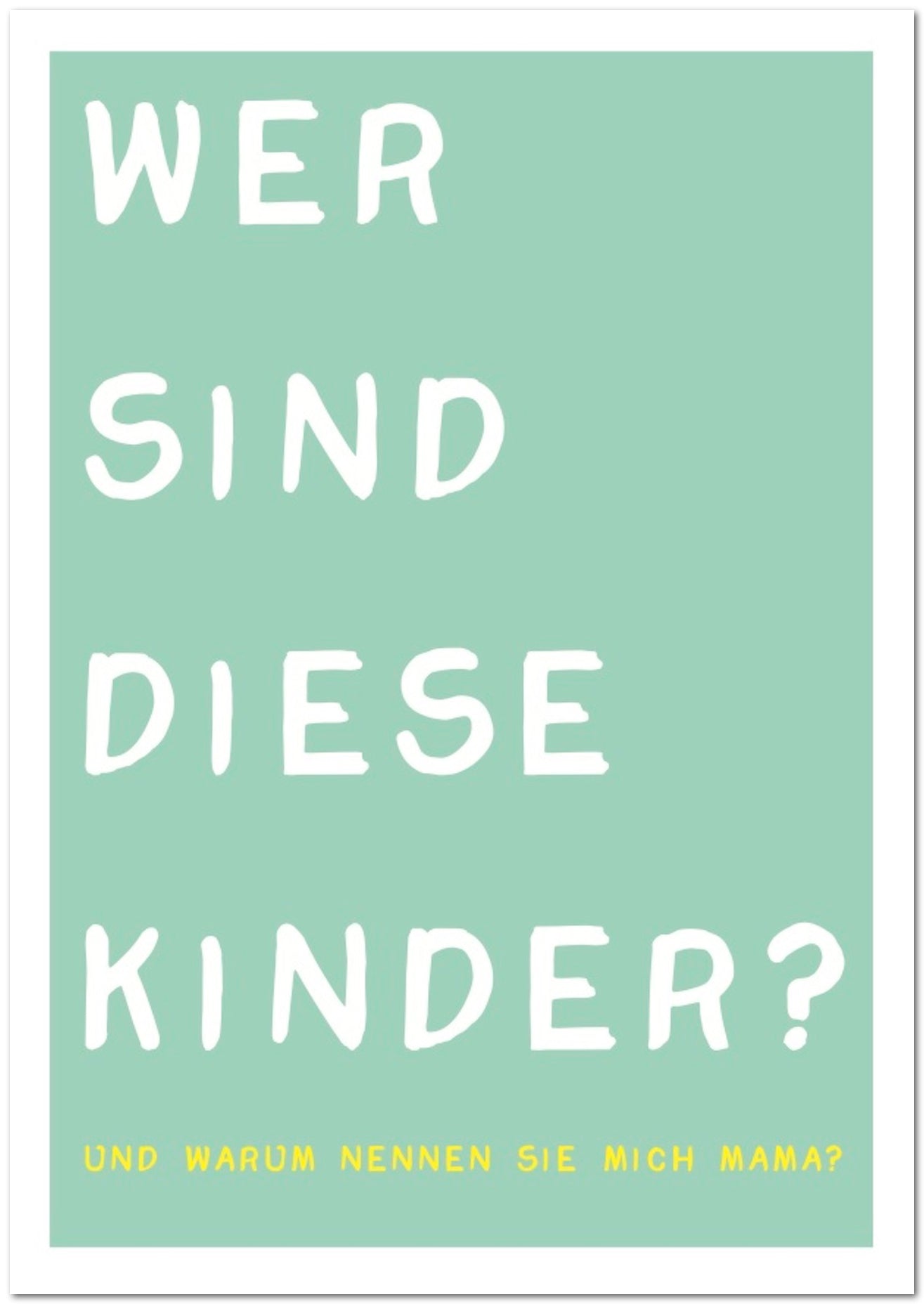 Postkarte "Wer sind diese Kinder?"