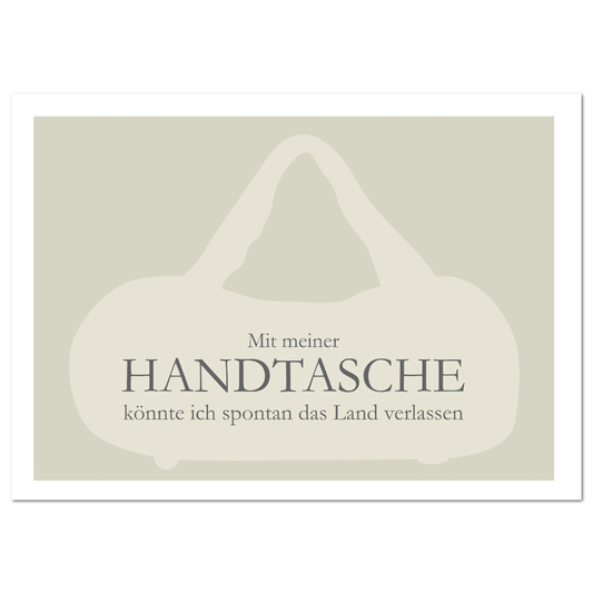 Postkarte "Handtasche"