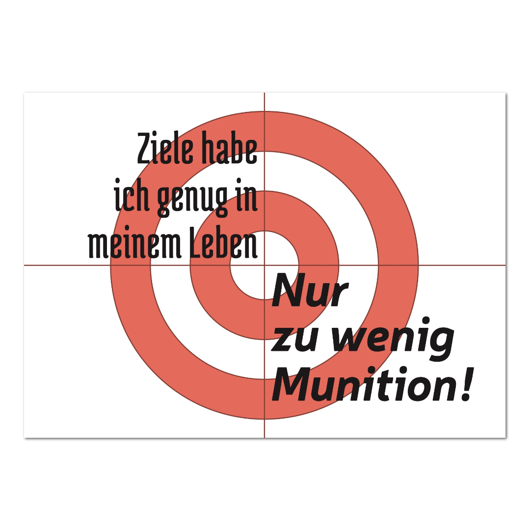 Postkarte "Munition"