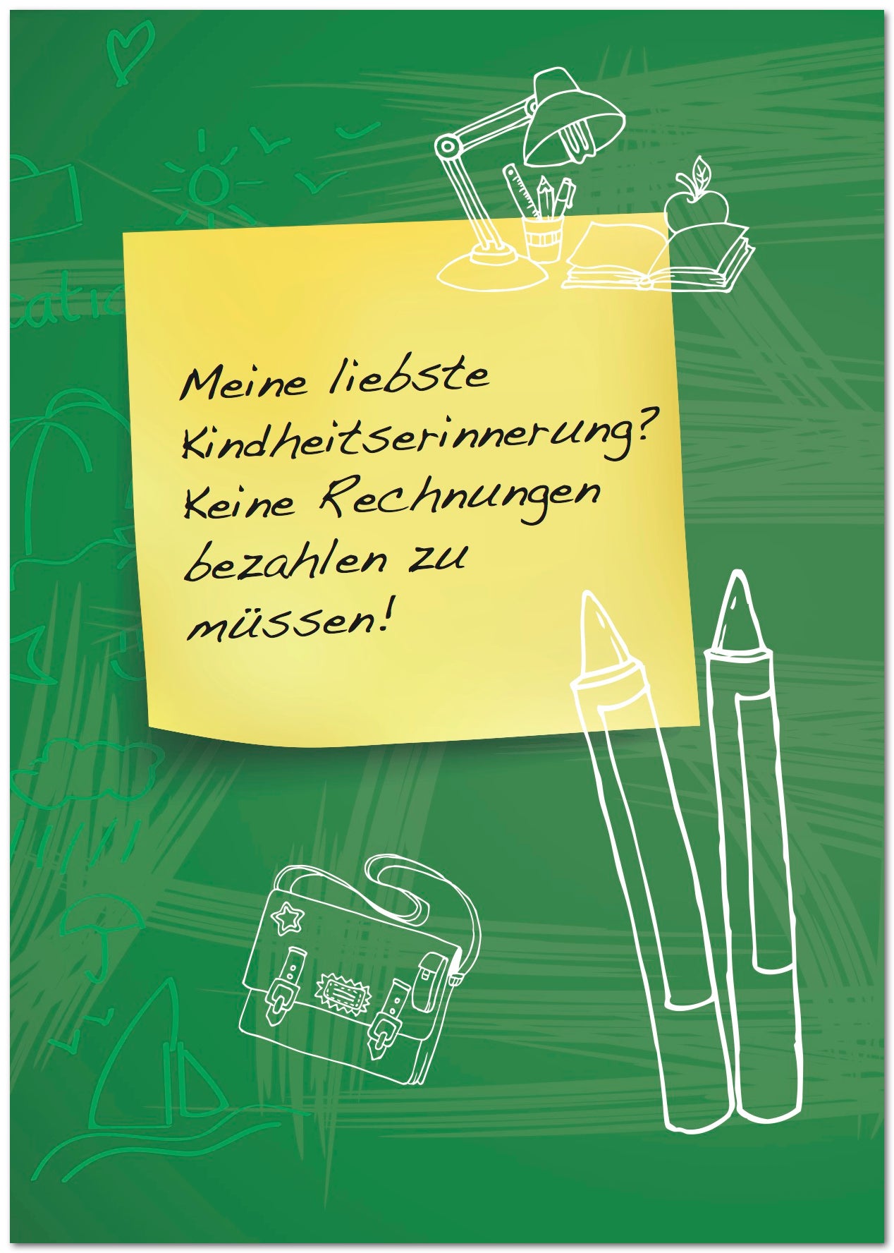 Postkarte "Kindheitserinnerungen"