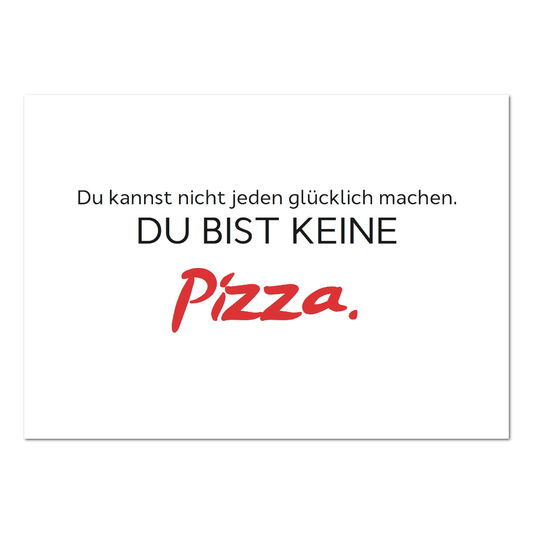 Postkarte "Pizza"