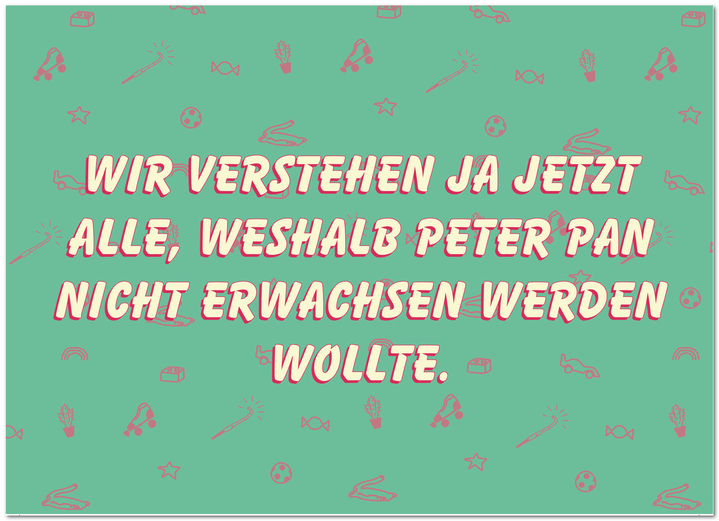 Postkarte "Peter Pan"