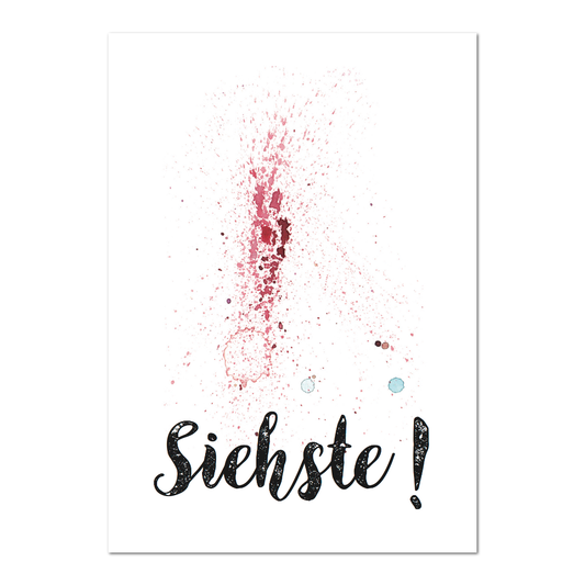 Postkarte "Siehste"
