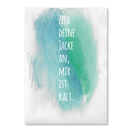 Postkarte "Jacke"