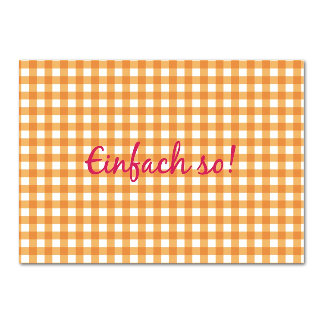 Postkarte "Einfach so"