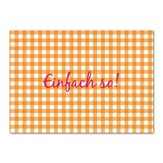 Postkarte "Einfach so"