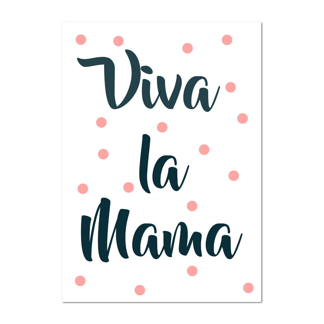 Postkarte "Viva la Mama"