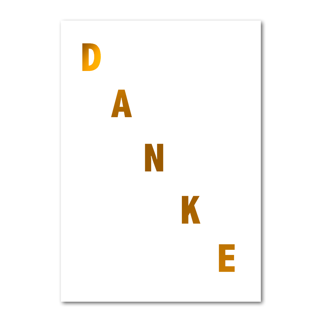 Postkarte "Danke III"