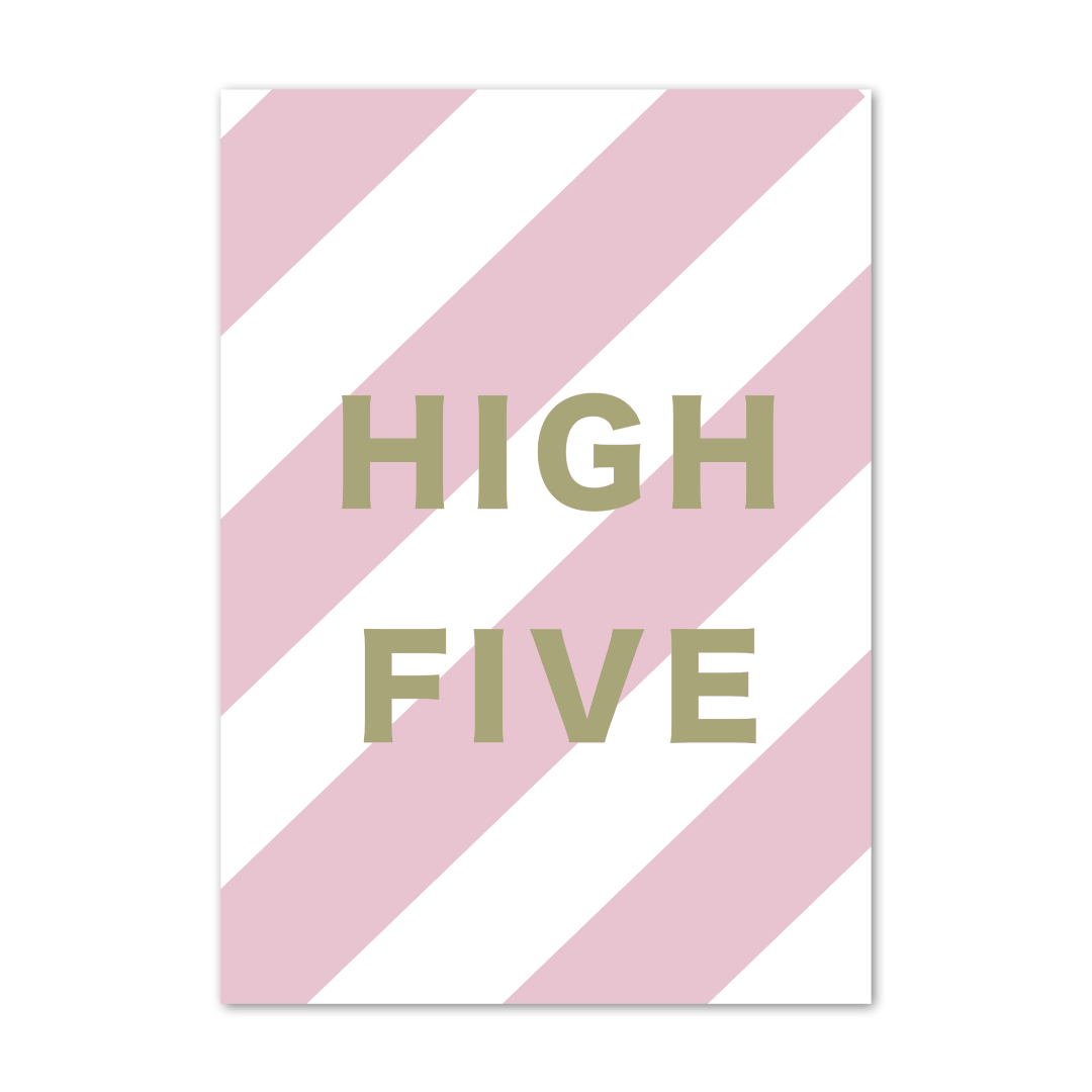 Postkarte "High Five"