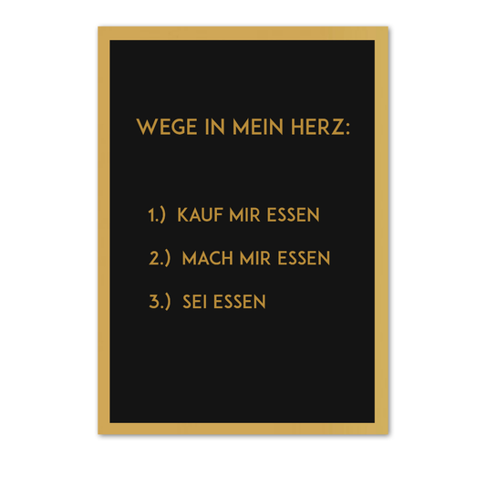 Postkarte "Wege in mein Herz"