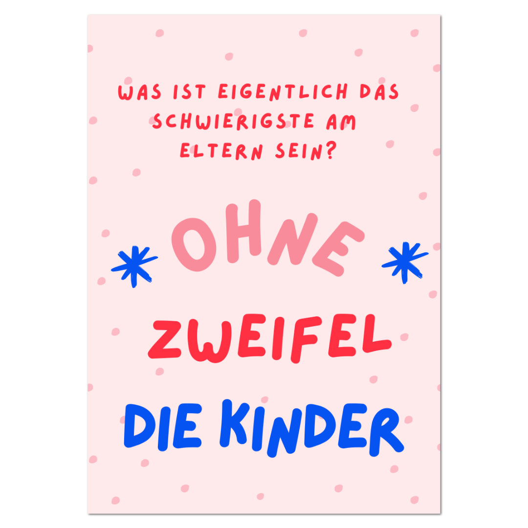 Postkarte "Ohne Zweifel"