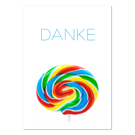 Postkarte Danke | Rabenmütter Verlag